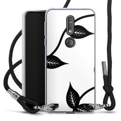 Carry Case Transparent Fabric black/silver