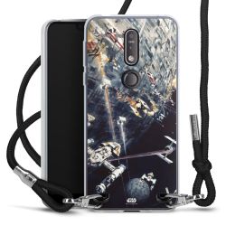 Carry Case Transparent Fabric black/silver