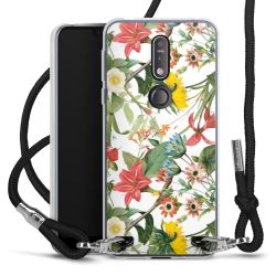 Carry Case Transparent Fabric black/silver