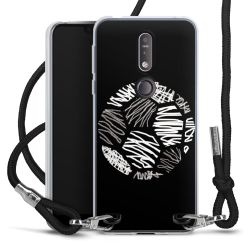 Carry Case Transparent Fabric black/silver