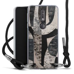 Carry Case Transparent Fabric black/silver