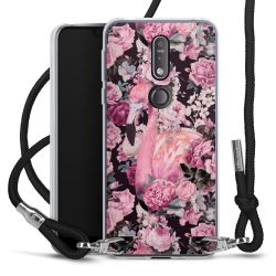 Carry Case Transparent Fabric black/silver