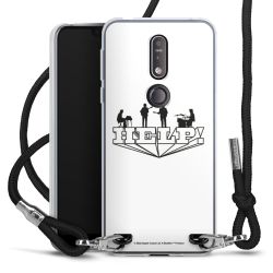 Carry Case Transparent Fabric black/silver