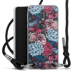 Carry Case Transparent Fabric black/silver