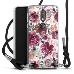 Carry Case Transparent Fabric black/silver