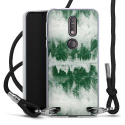 Carry Case Transparent Fabric black/silver