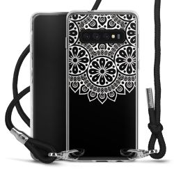 Carry Case Transparent Fabric black/silver