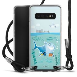 New Carry Case Transparent Stoff schwarz/silber