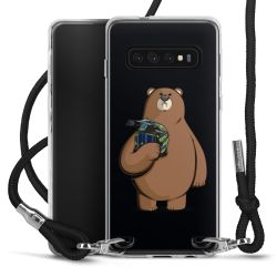 Carry Case Stoff schwarz/silber