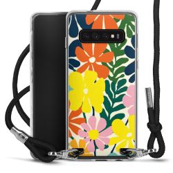 New Carry Case Transparent Stoff schwarz/silber