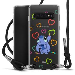 New Carry Case Transparent Stoff schwarz/silber