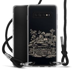 Carry Case Stoff schwarz/silber