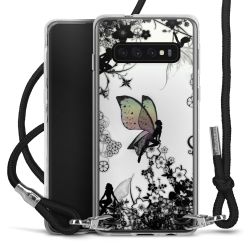 Carry Case Transparent Fabric black/silver