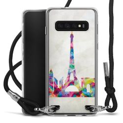 Carry Case Transparent Fabric black/silver