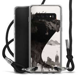 Carry Case Transparent Fabric black/silver