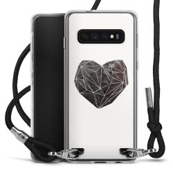 Carry Case Transparent Fabric black/silver