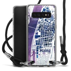 Carry Case Transparent Fabric black/silver