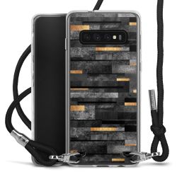 Carry Case Transparent Fabric black/silver