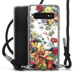 Carry Case Transparent Fabric black/silver