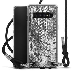 Carry Case Transparent Fabric black/silver