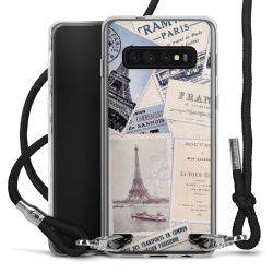 New Carry Case Transparent Stoff schwarz/silber