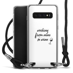 Carry Case Transparent Fabric black/silver