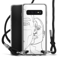 Carry Case Transparent Fabric black/silver