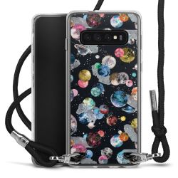 Carry Case Transparent Fabric black/silver