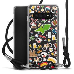 Carry Case Transparent Fabric black/silver