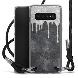 Carry Case Transparent Fabric black/silver