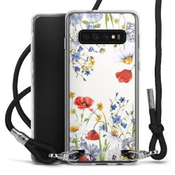 Carry Case Transparent Fabric black/silver