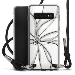 Carry Case Transparent Fabric black/silver