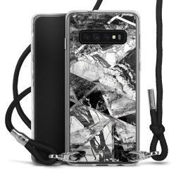 Carry Case Transparent Fabric black/silver