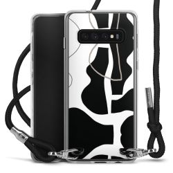 Carry Case Transparent Fabric black/silver