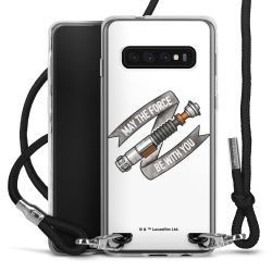 Carry Case Transparent Fabric black/silver