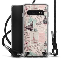 Carry Case Transparent Fabric black/silver