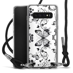 Carry Case Transparent Fabric black/silver