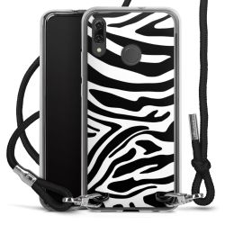 Carry Case Transparent Fabric black/silver