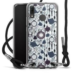 Carry Case Transparent Fabric black/silver