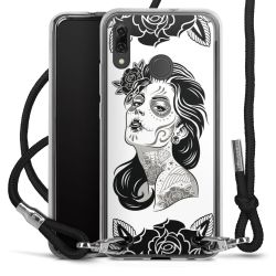 Carry Case Transparent Fabric black/silver