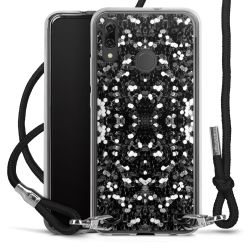 Carry Case Transparent Fabric black/silver