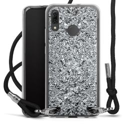 Carry Case Transparent Fabric black/silver