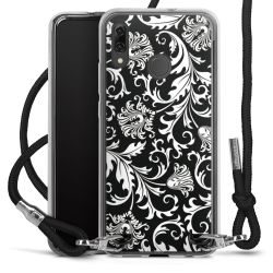 Carry Case Transparent Fabric black/silver