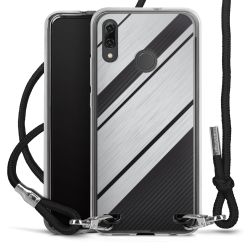 Carry Case Transparent Fabric black/silver