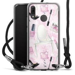 Carry Case Transparent Fabric black/silver