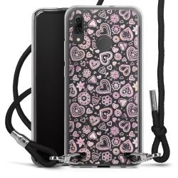 Carry Case Transparent Fabric black/silver