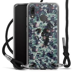 Carry Case Transparent Fabric black/silver