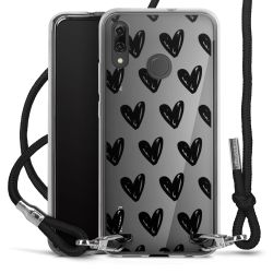 Carry Case Transparent Fabric black/silver