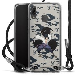 Carry Case Transparent Fabric black/silver