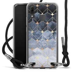 Carry Case Transparent Fabric black/silver